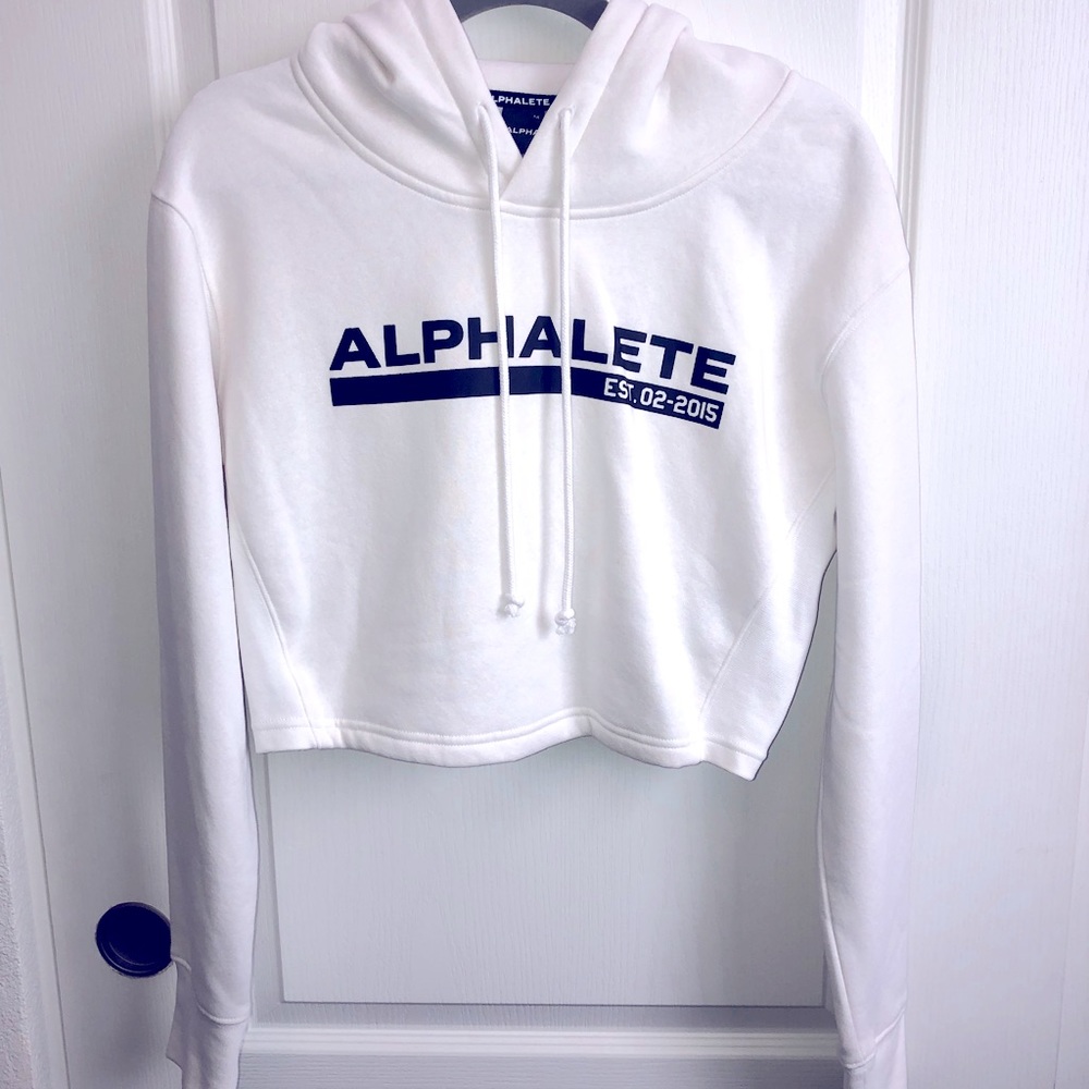 Cropped Alphalete Hoodie